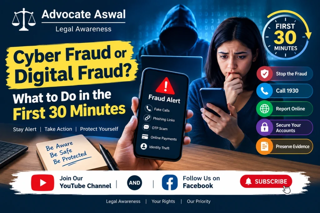 What Should You Do in the First 30 Minutes After Digital Fraud